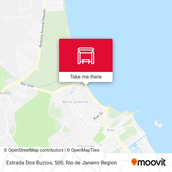 Estrada Dos Buzios, 500 map