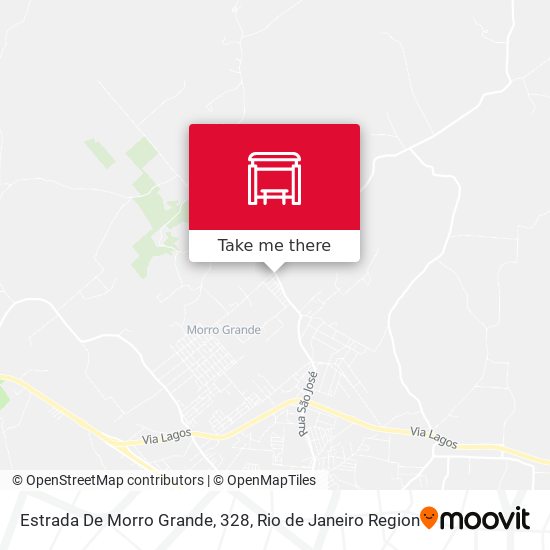 Estrada De Morro Grande, 328 map