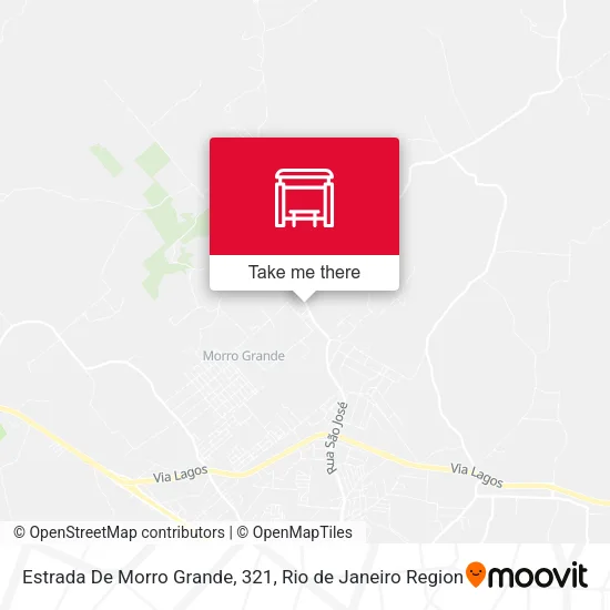 Estrada De Morro Grande, 321 map