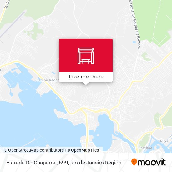 Estrada Do Chaparral, 699 map