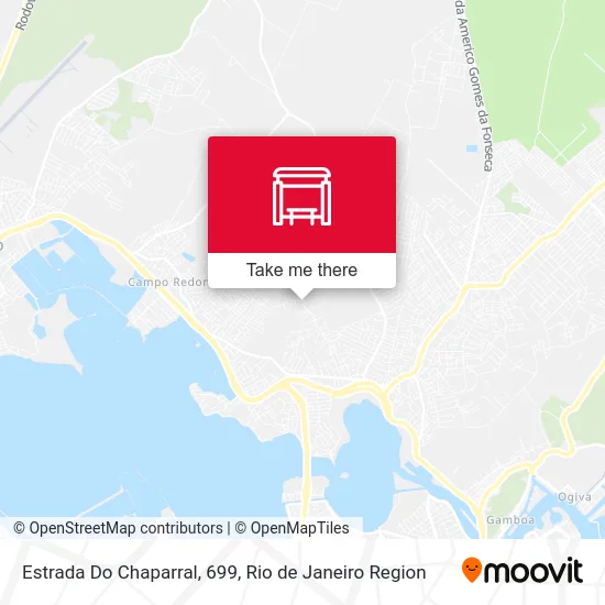 Estrada Do Chaparral, 699 map