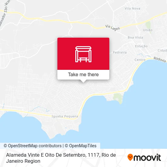 Alameda Vinte E Oito De Setembro, 1117 map