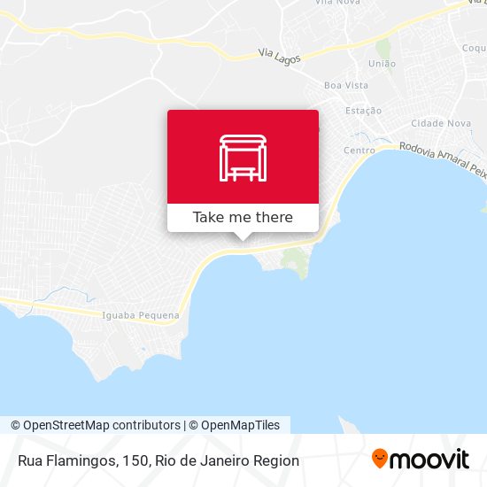 Rua Flamingos, 150 map