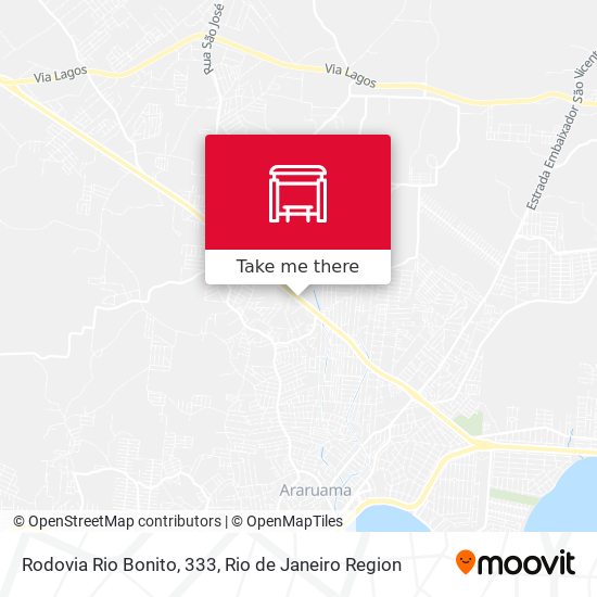 Rodovia Rio Bonito, 333 map