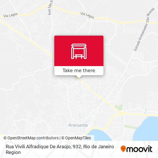Rua Vivili Alfradique De Araújo, 932 map