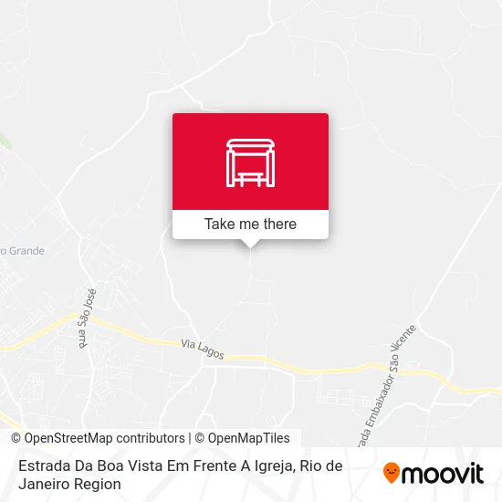 Estrada Da Boa Vista Em Frente A Igreja map