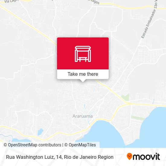 Rua Washington Luiz, 14 map