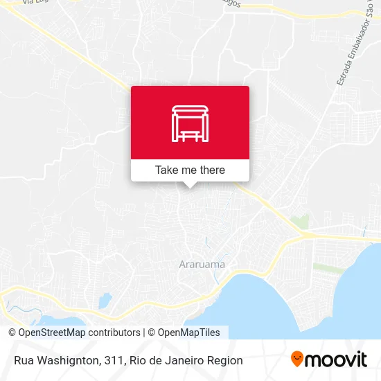 Rua Washignton, 311 map