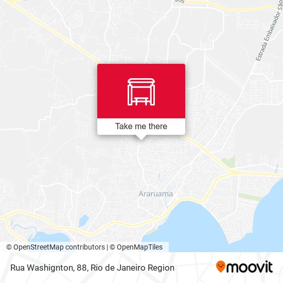 Mapa Rua Washignton, 88