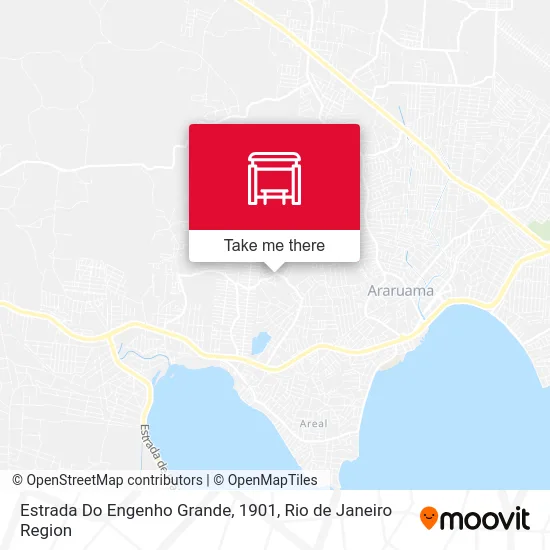 Estrada Do Engenho Grande, 1901 map