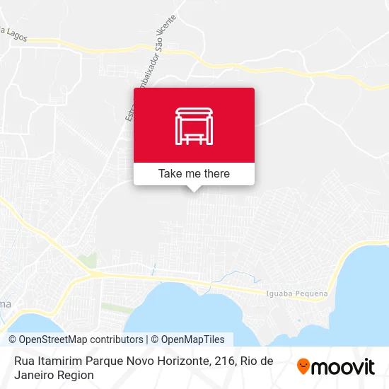 Rua Itamirim Parque Novo Horizonte, 216 map