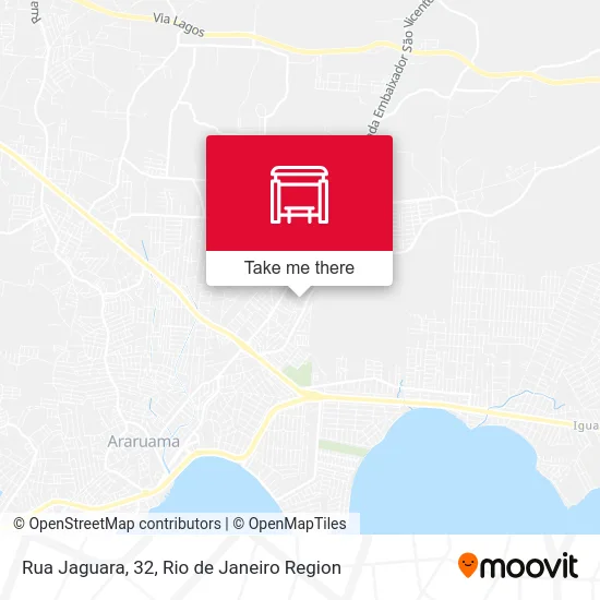 Rua Jaguara, 32 map