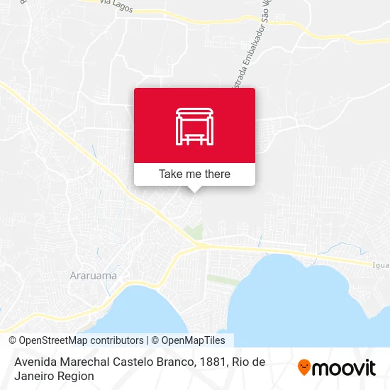 Avenida Marechal Castelo Branco, 1881 map