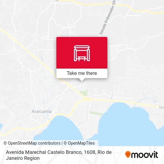 Avenida Marechal Castelo Branco, 1608 map