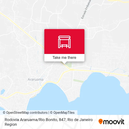 Rodovia Araruama / Rio Bonito, 847 map