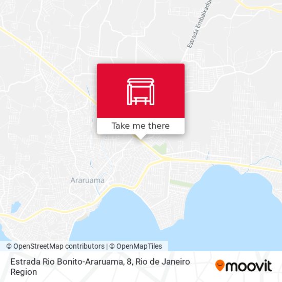 Estrada Rio Bonito-Araruama, 8 map