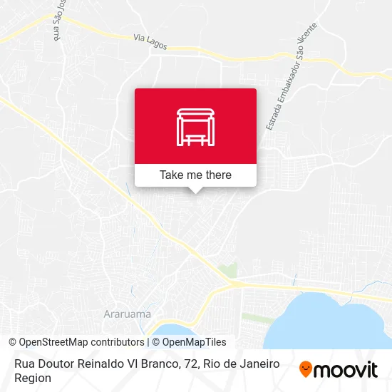 Rua Doutor Reinaldo Vl Branco, 72 map