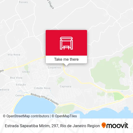 Estrada Sapeatiba Mirim, 297 map