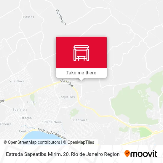 Estrada Sapeatiba Mirim, 20 map