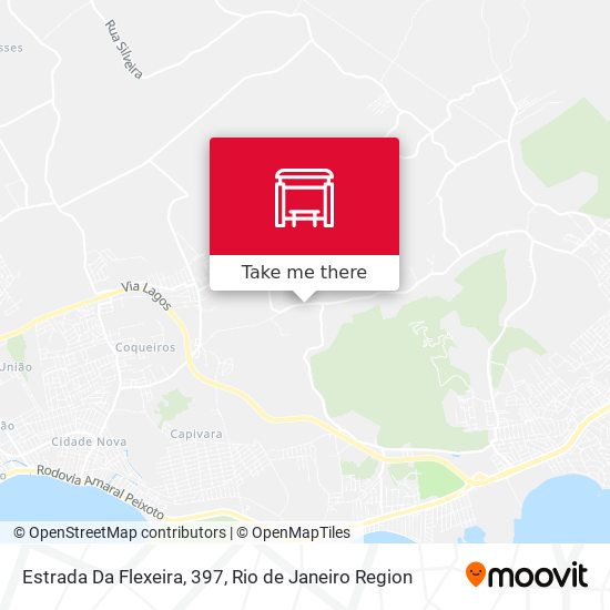 Estrada Da Flexeira, 397 map