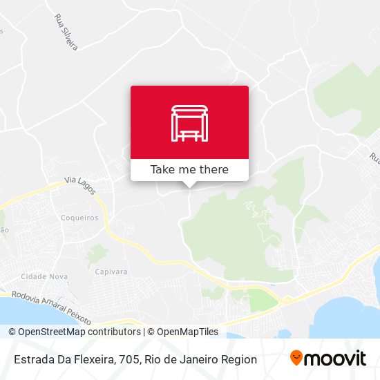 Estrada Da Flexeira, 705 map