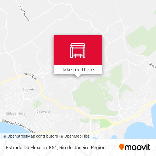 Estrada Da Flexeira, 851 map