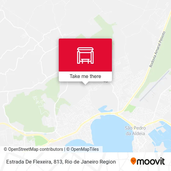 Estrada De Flexeira, 813 map