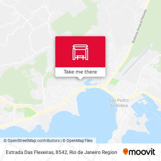 Mapa Estrada Das Flexeiras, 8542