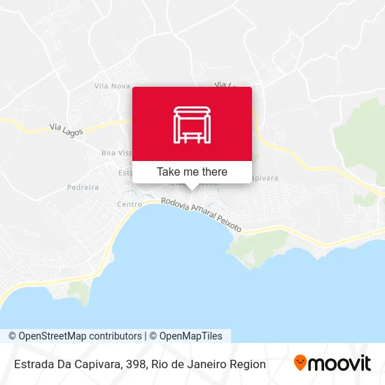 Estrada Da Capivara, 398 map