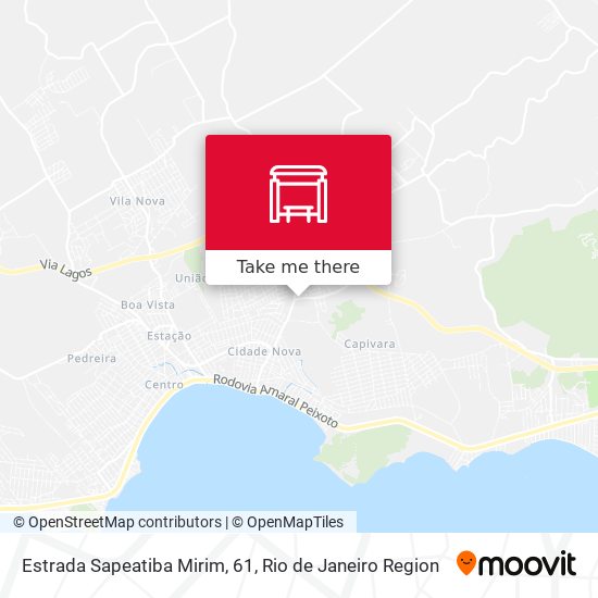 Estrada Sapeatiba Mirim, 61 map