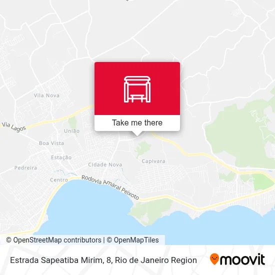 Estrada Sapeatiba Mirim, 8 map