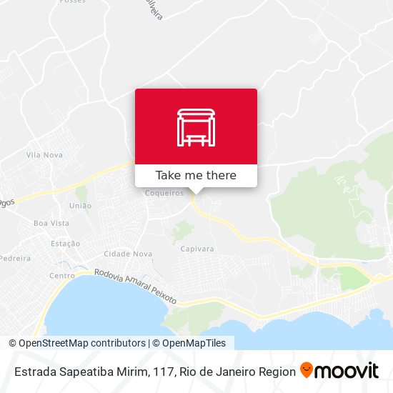 Estrada Sapeatiba Mirim, 117 map