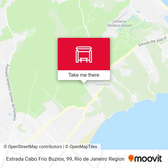 Estrada Cabo Frio Buzios, 99 map