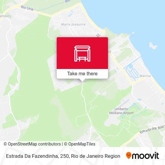 Estrada Da Fazendinha, 250 map