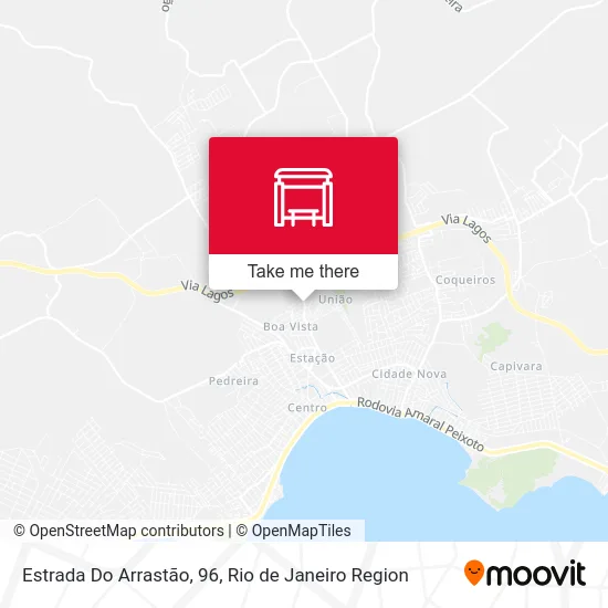 Estrada Do Arrastão, 96 map