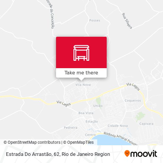 Estrada Do Arrastão, 62 map