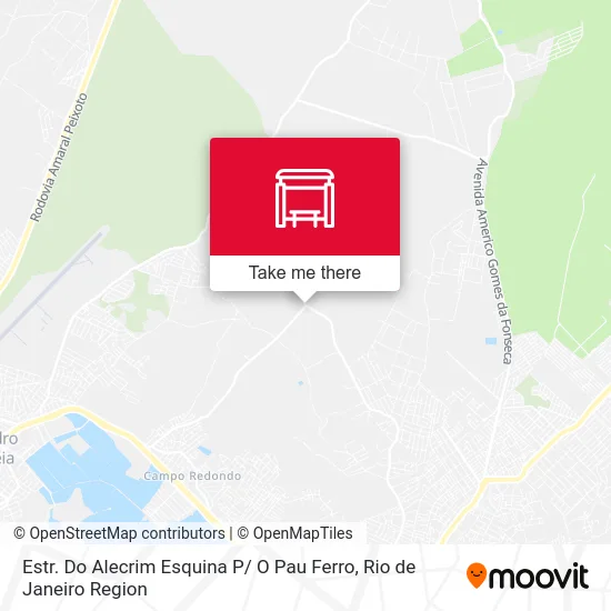 Estr. Do Alecrim Esquina P/ O Pau Ferro map