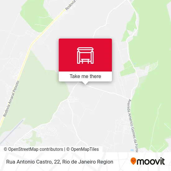 Rua Antonio Castro, 22 map