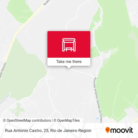 Rua Antonio Castro, 25 map