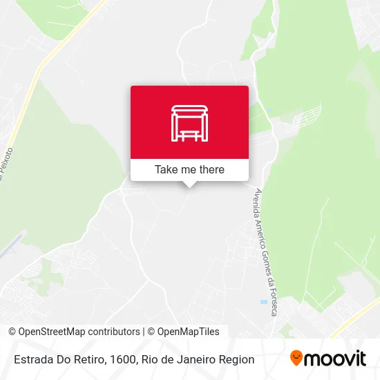 Estrada Do Retiro, 1600 map