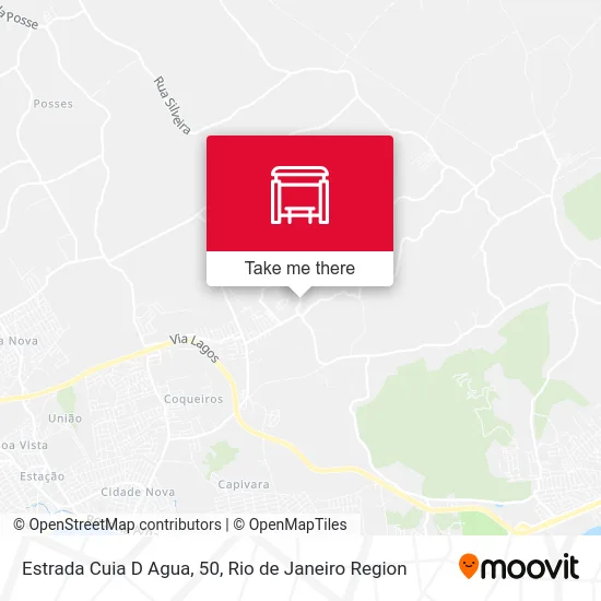 Estrada Cuia D Agua, 50 map