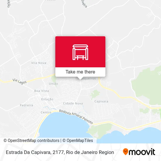 Estrada Da Capivara, 2177 map