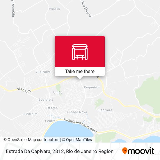 Estrada Da Capivara, 2812 map