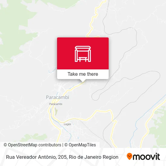 Rua Vereador Antônio, 205 map