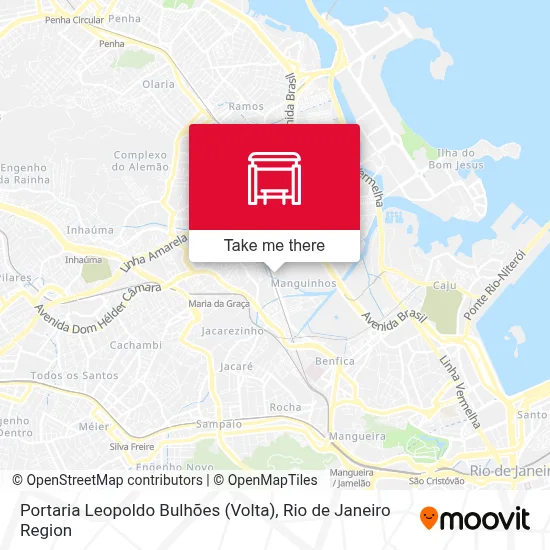 Portaria Leopoldo Bulhões (Volta) map