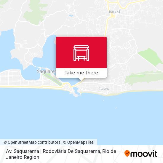 Mapa Av. Saquarema | Rodoviária De Saquarema