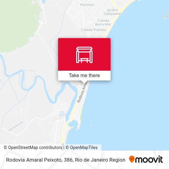 Rodovia Amaral Peixoto, 386 map