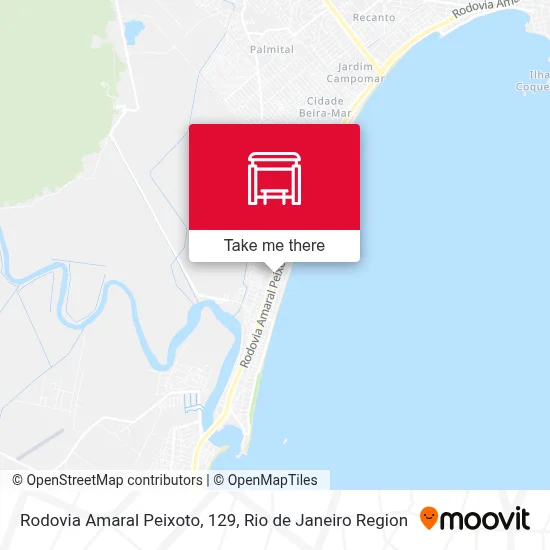 Rodovia Amaral Peixoto, 129 map