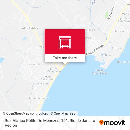 Rua Alarico Pólito De Menezes, 101 map