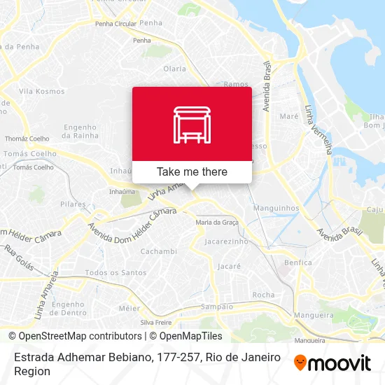 Estrada Adhemar Bebiano, 177-257 map